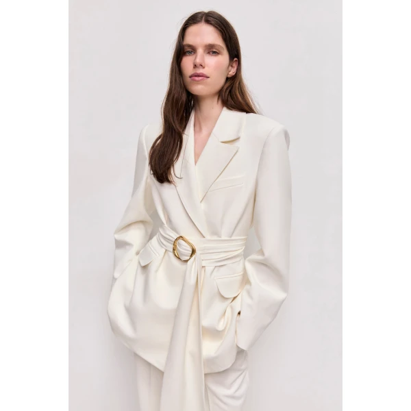 Simone Lace Back Blazer