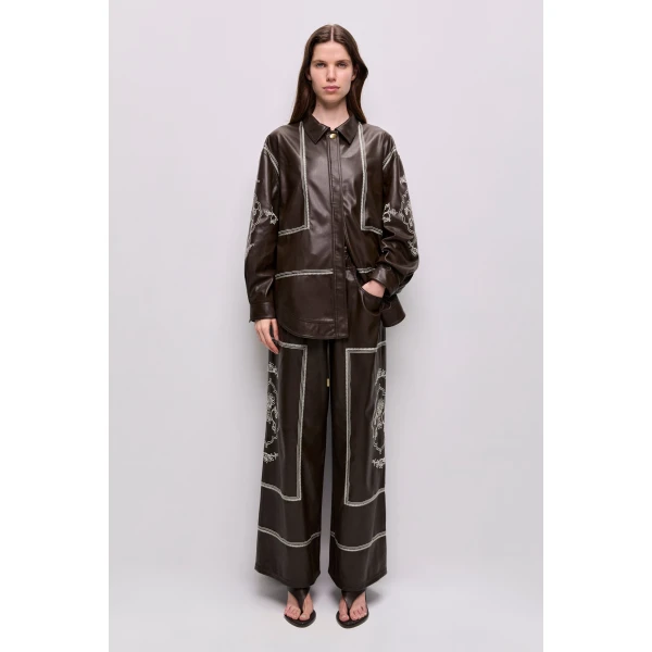 Aje clothing Aus Pants – structured silhouette with raw femininity from Luxury Shoes 