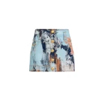 Aje Lettera Denim Mini Skirt