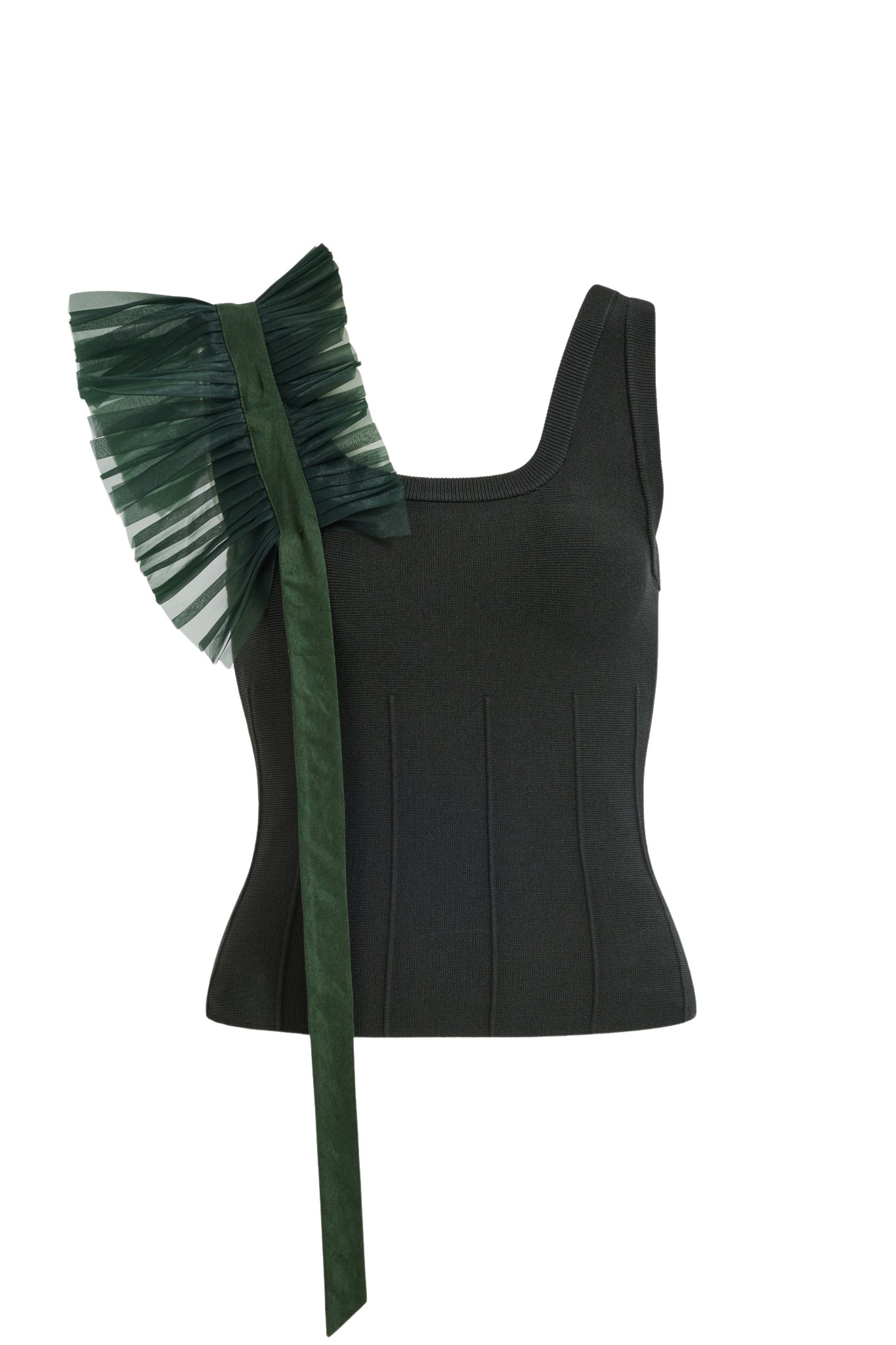 Aje-aus-Tops-Ava-Knit-Tank97806_nobg Aje Green Tops
