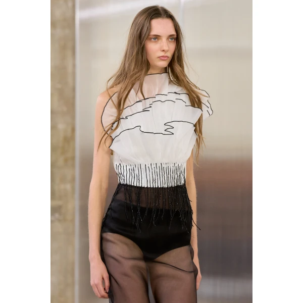 Aje clothing Aus Tops – structured silhouette with raw femininity from Luxury Shoes 