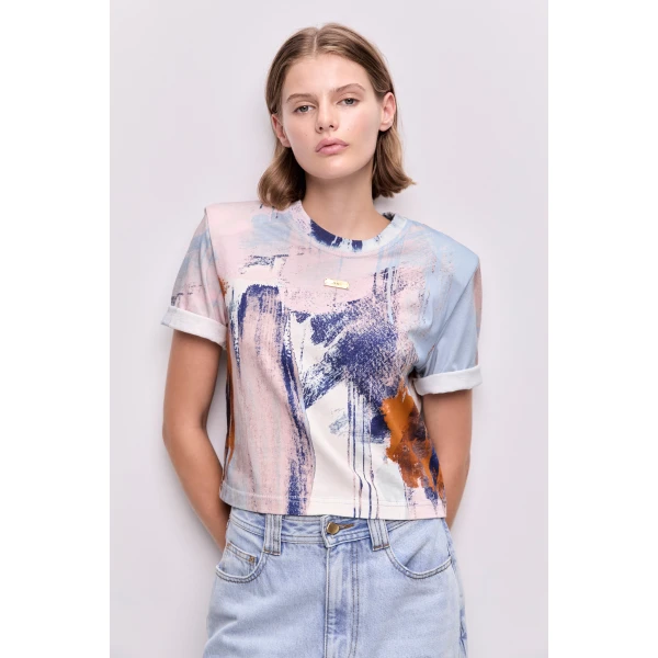 Lettera Printed Tee