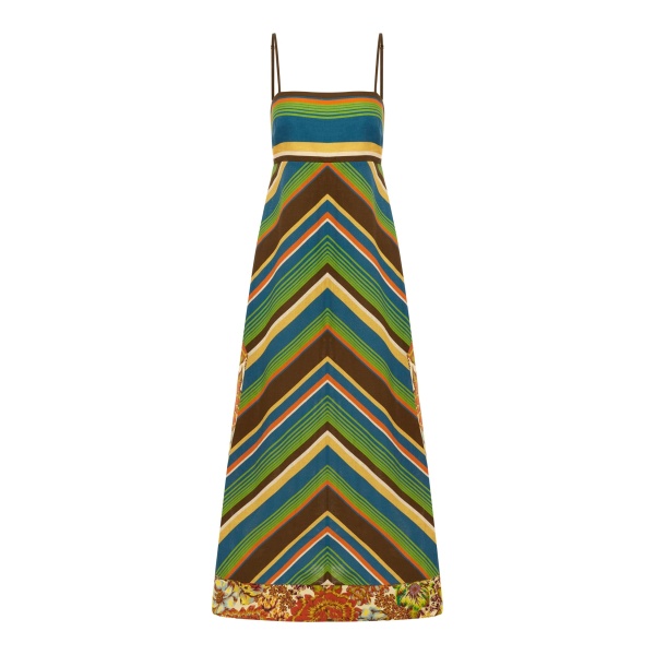 Alemais Charlie Day Dress  Sustainable Dresses with Alemais print -  Luxury Handbags Australian Designer