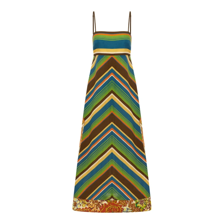 Alemais Charlie Day Dress  Sustainable Dresses with Alemais print -  Luxury Handbags Australian Designer