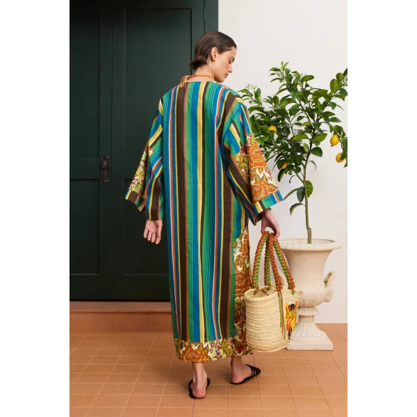 Alemais Charlie Midi Dress  Sustainable Dresses with Alemais print -  Luxury Handbags Australian Designer