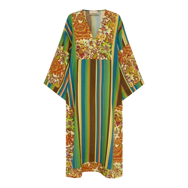 Alemais Charlie Midi Dress  Sustainable Dresses with Alemais print -  Luxury Handbags Australian Designer
