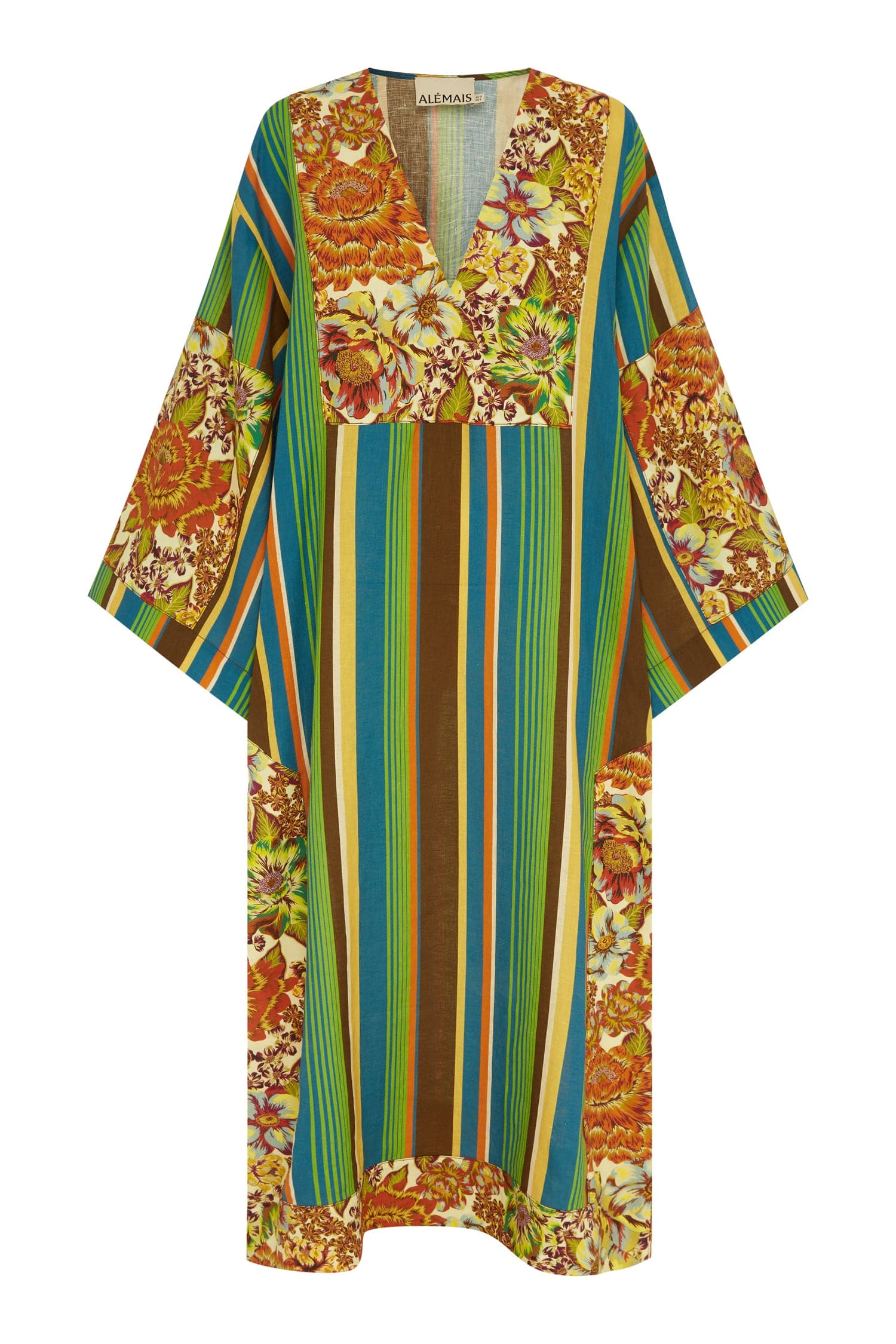 Alemais Charlie Midi Dress  Sustainable Dresses with Alemais print -  Luxury Handbags Australian Designer