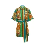 Alemais Charlie Mini Dress  Sustainable Dresses with Alemais print -  Luxury Handbags Australian Designer