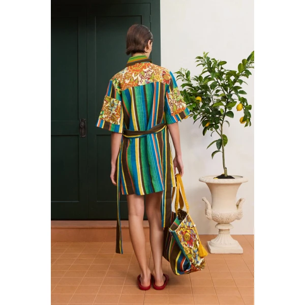 Alemais Charlie Mini Dress  Sustainable Dresses with Alemais print -  Luxury Handbags Australian Designer