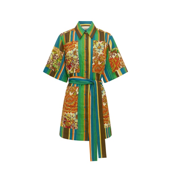Alemais Charlie Mini Dress  Sustainable Dresses with Alemais print -  Luxury Handbags Australian Designer