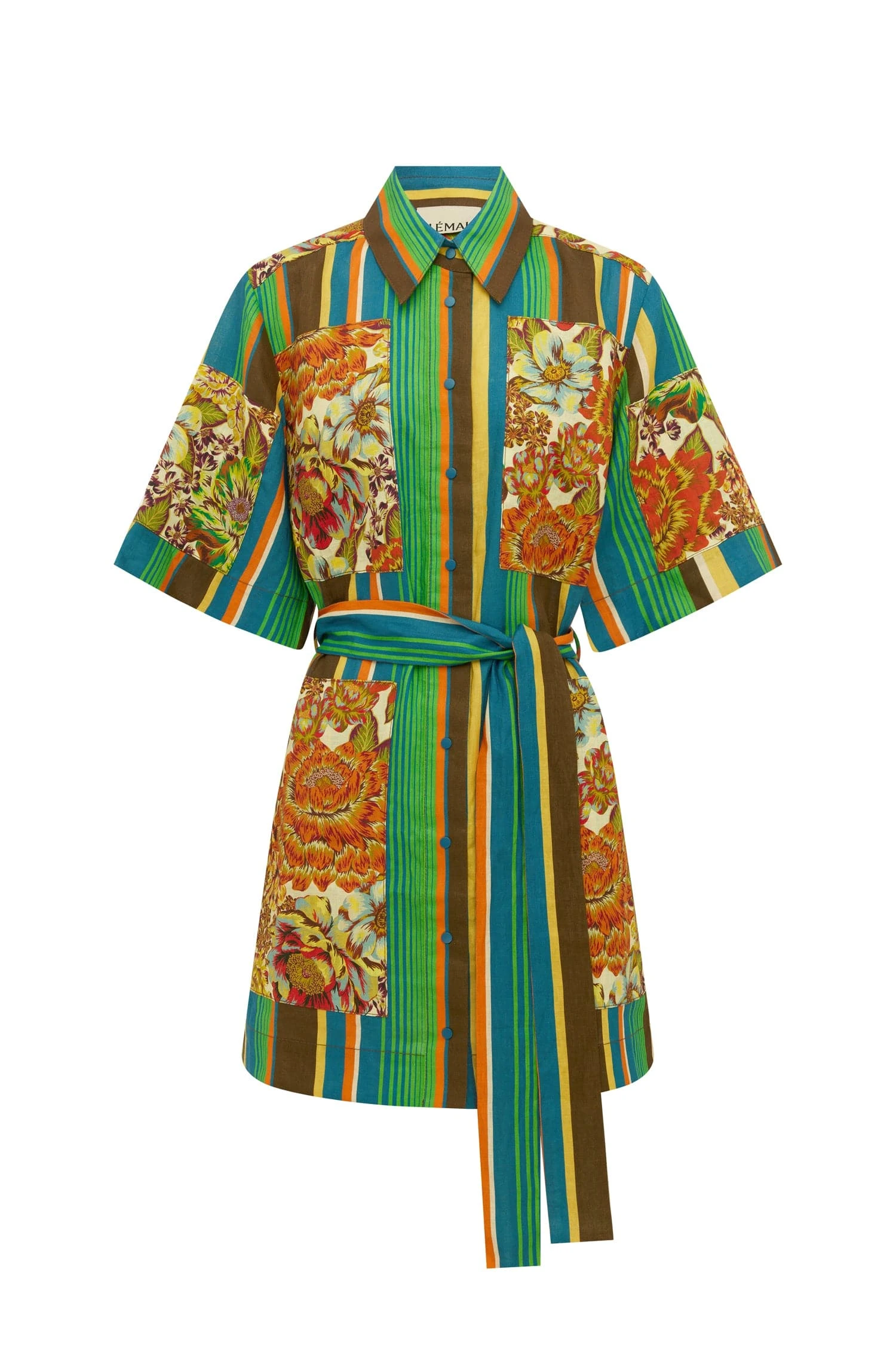 Charlie Mini Dress by Alemais - Dresses Alemais Charlie Mini Dress Sustainable Dresses with Alemais print - Luxury Handbags Australian Designer