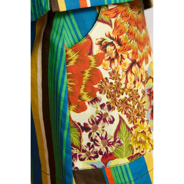 Alemais Charlie Mini Skirt  Sustainable Skirts with Alemais print -  Luxury Handbags Australian Designer