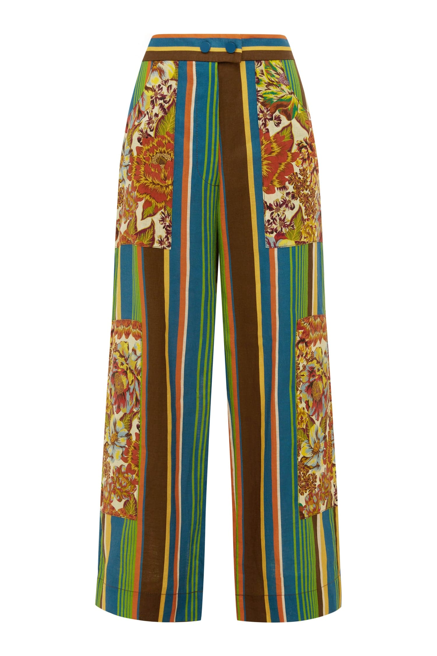 Alemais Charlie Pant  Sustainable Pants with Alemais print -  Luxury Handbags Australian Designer