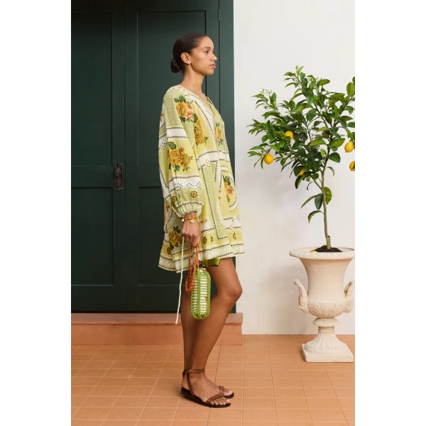 Alemais Dixie Mini Dress  Sustainable Dresses with Alemais print -  Luxury Handbags Australian Designer