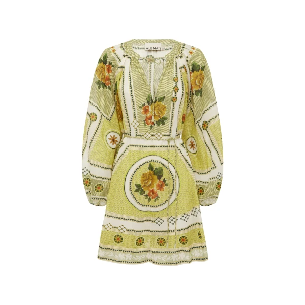 Alemais Dixie Mini Dress  Sustainable Dresses with Alemais print -  Luxury Handbags Australian Designer