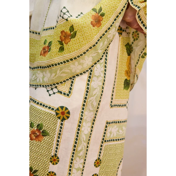 Alemais Dixie Pant  Sustainable Pants with Alemais print -  Luxury Handbags Australian Designer