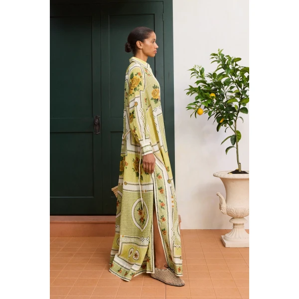 Alemais Dixie Shirtdress  Sustainable Dresses with Alemais print -  Luxury Handbags Australian Designer