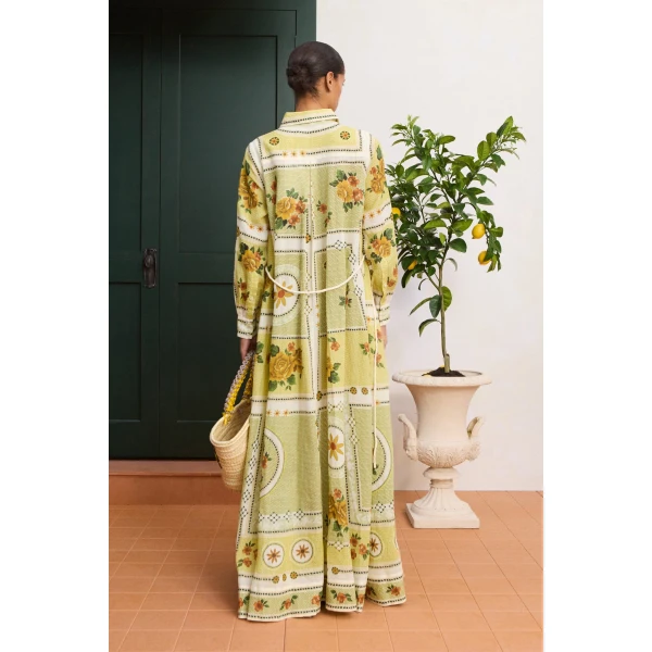 Alemais Dixie Shirtdress  Sustainable Dresses with Alemais print -  Luxury Handbags Australian Designer