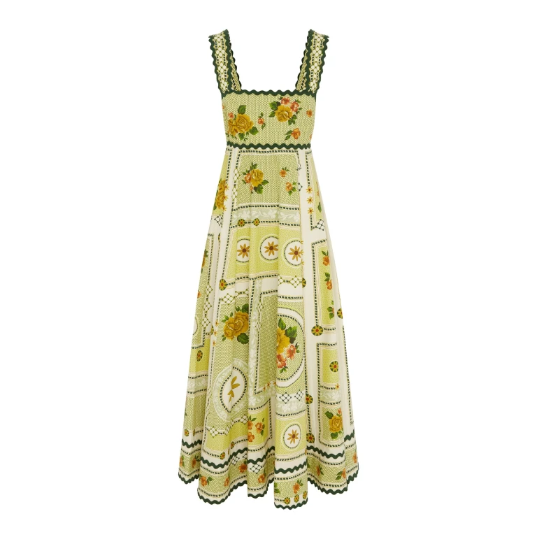 Alemais Dixie Summer Dress  Sustainable Dresses with Alemais print -  Luxury Handbags Australian Designer