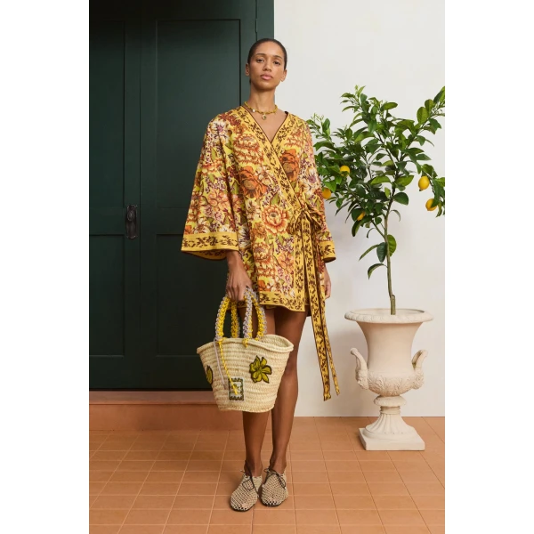 Alemais Heatwave Mini Dress  Sustainable Dresses with Alemais print -  Luxury Handbags Australian Designer