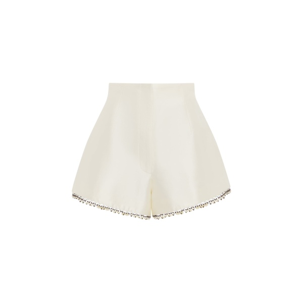 Alemais Idris Embellished Short  Sustainable Shorts with Alemais print -  Luxury Handbags Australian Designer