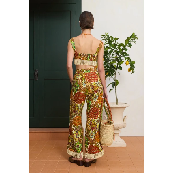 Alemais Lana Bralette  Sustainable Tops with Alemais print -  Luxury Handbags Australian Designer