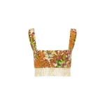 Alemais Lana Bralette  Sustainable Tops with Alemais print -  Luxury Handbags Australian Designer