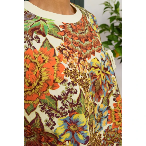 Alemais Lana Cropped Tee  Sustainable Tops with Alemais print -  Luxury Handbags Australian Designer