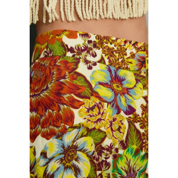 Alemais Lana Flare Pant  Sustainable Pants with Alemais print -  Luxury Handbags Australian Designer