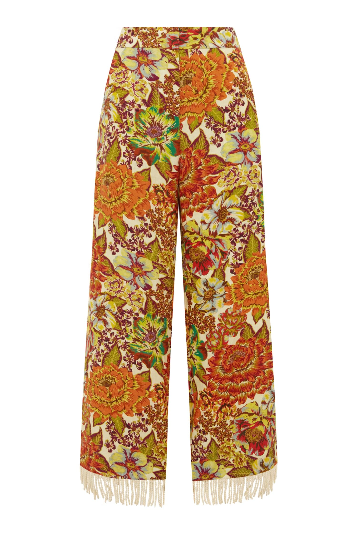 Alemais Lana Flare Pant  Sustainable Pants with Alemais print -  Luxury Handbags Australian Designer