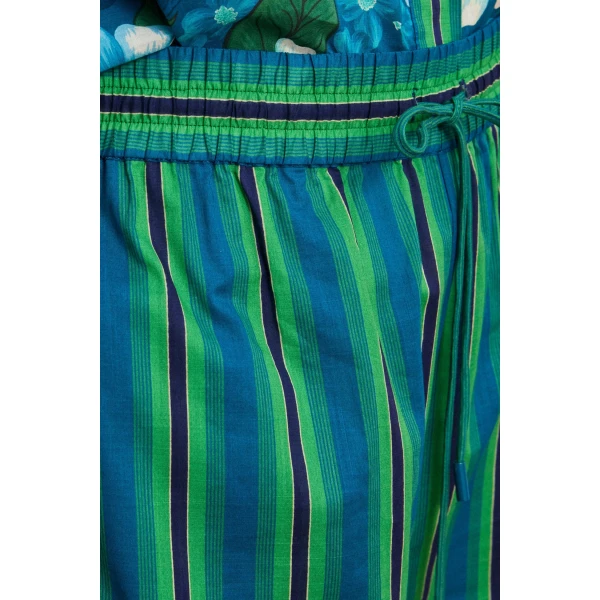Alemais Margo Cuffed Pant  Sustainable Pants with Alemais print -  Luxury Handbags Australian Designer