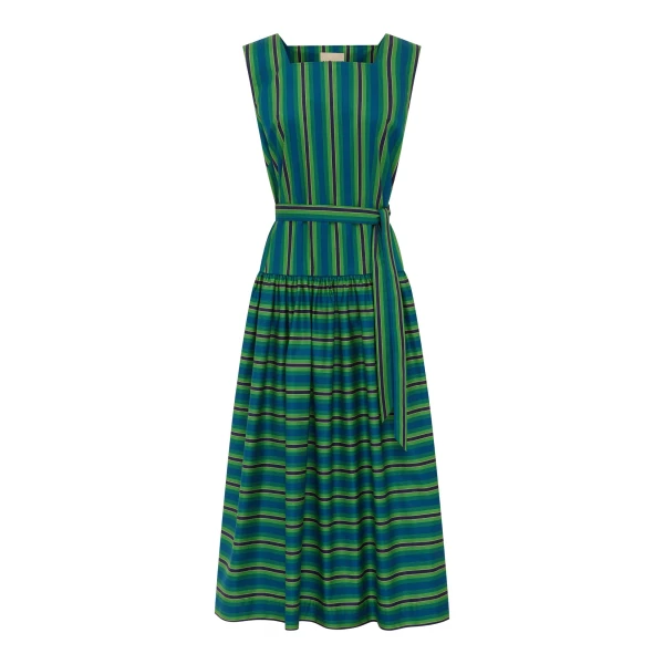 Alemais Margo Midi Dress  Sustainable Dresses with Alemais print -  Luxury Handbags Australian Designer