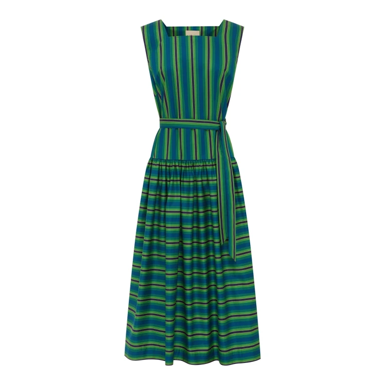 Alemais Margo Midi Dress  Sustainable Dresses with Alemais print -  Luxury Handbags Australian Designer