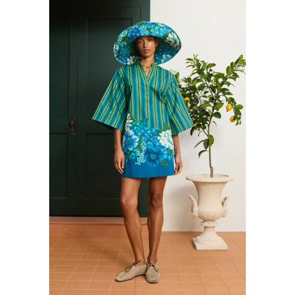 Alemais Margo Mini Dress  Sustainable Dresses with Alemais print -  Luxury Handbags Australian Designer