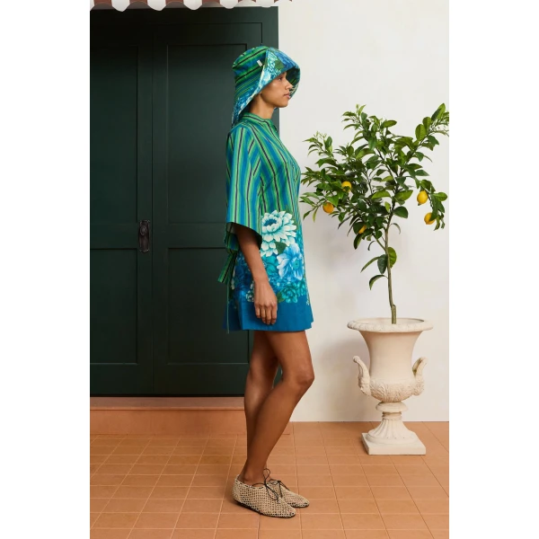 Alemais Margo Mini Dress  Sustainable Dresses with Alemais print -  Luxury Handbags Australian Designer