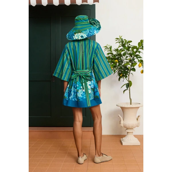Alemais Margo Mini Dress  Sustainable Dresses with Alemais print -  Luxury Handbags Australian Designer