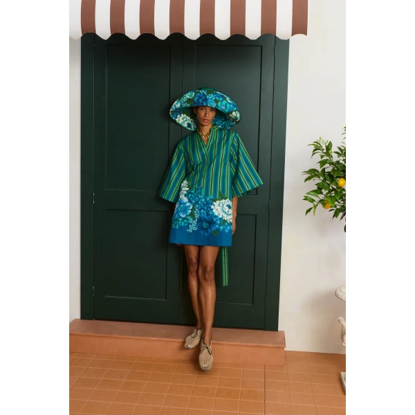 Alemais Margo Mini Dress  Sustainable Dresses with Alemais print -  Luxury Handbags Australian Designer