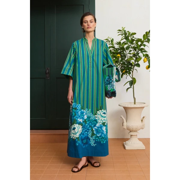 Alemais Margo Tunic Midi Dress  Sustainable Dresses with Alemais print -  Luxury Handbags Australian Designer