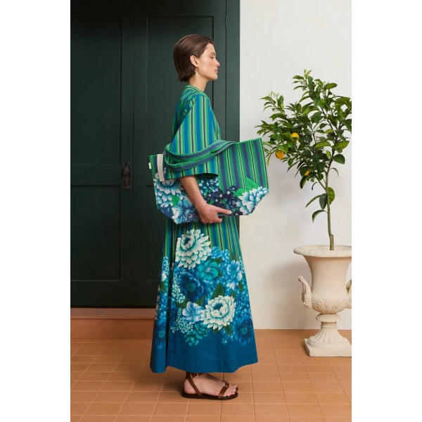 Alemais Margo Tunic Midi Dress  Sustainable Dresses with Alemais print -  Luxury Handbags Australian Designer