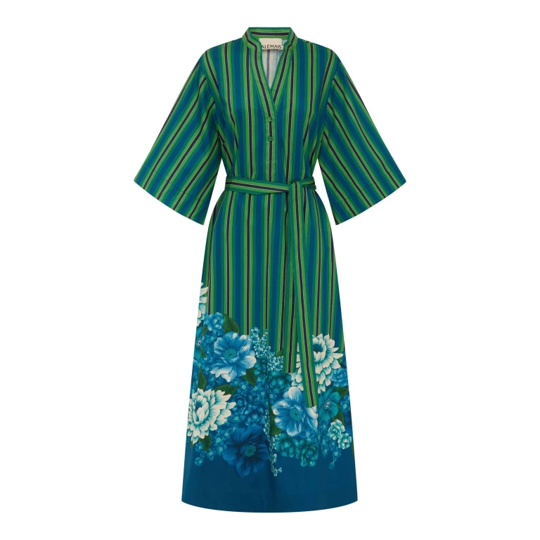 Alemais Margo Tunic Midi Dress  Sustainable Dresses with Alemais print -  Luxury Handbags Australian Designer