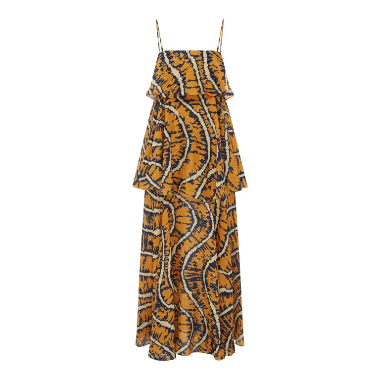 Alemais Ripple Dress  Sustainable Dresses with Alemais print -  Luxury Handbags Australian Designer
