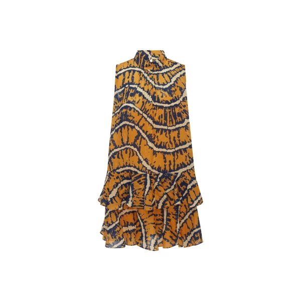Alemais Ripple Mini Dress  Sustainable Dresses with Alemais print -  Luxury Handbags Australian Designer