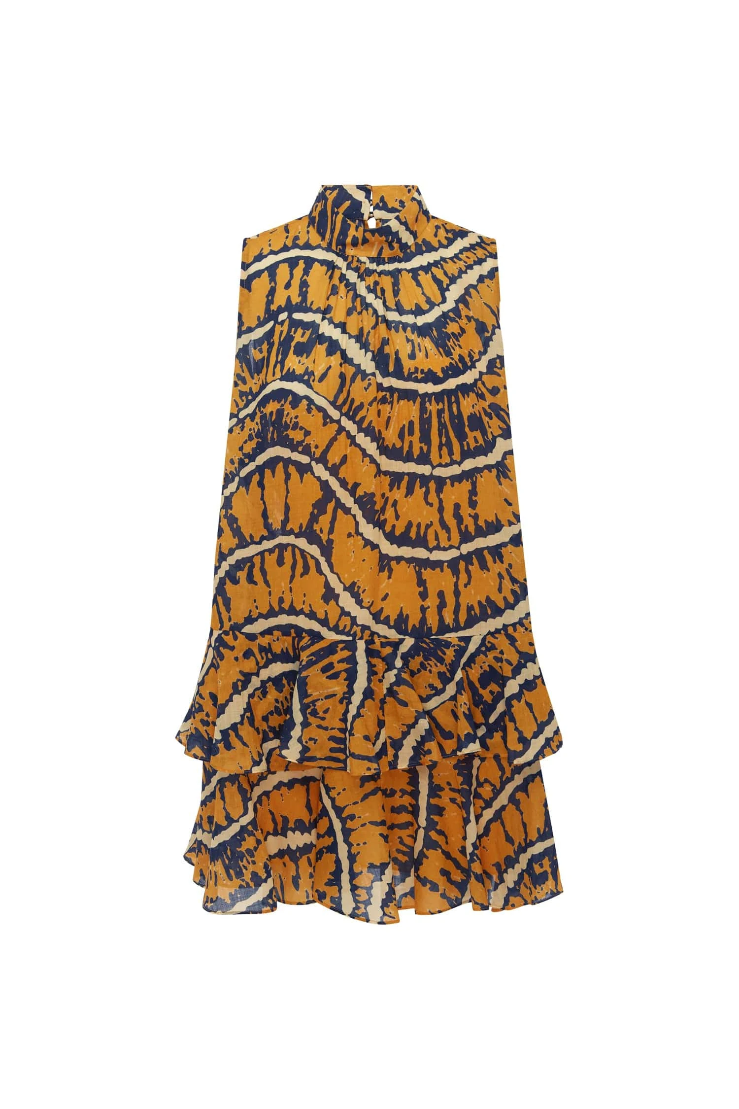 Ripple Mini Dress by Alemais - Dresses Alemais Ripple Mini Dress Sustainable Dresses with Alemais print - Luxury Handbags Australian Designer