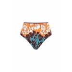 Alemais Splice High Waist Brief  Sustainable Beachwear with Alemais print -  Luxury Handbags Australian Designer