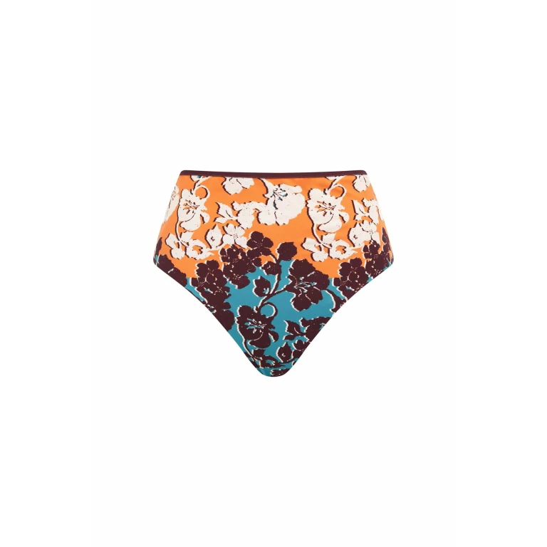 Alemais Splice High Waist Brief  Sustainable Beachwear with Alemais print -  Luxury Handbags Australian Designer