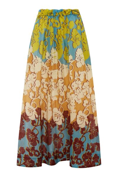 Alemais Splice Midi Skirt  Sustainable Skirts with Alemais print -  Luxury Handbags Australian Designer