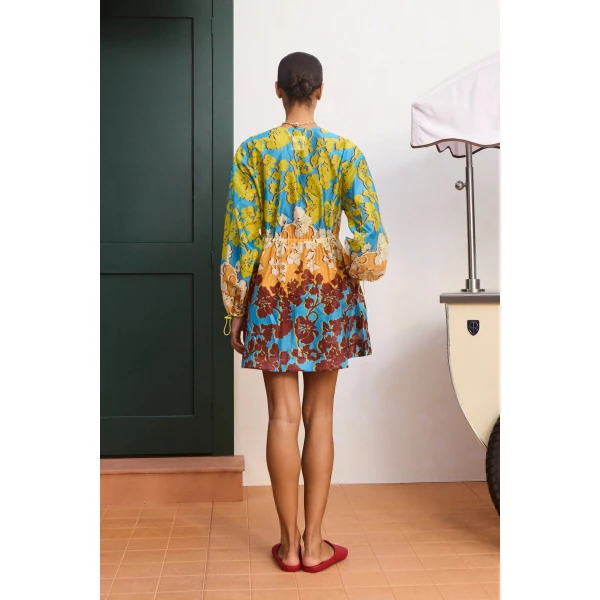 Alemais Splice Mini Dress  Sustainable Dresses with Alemais print -  Luxury Handbags Australian Designer