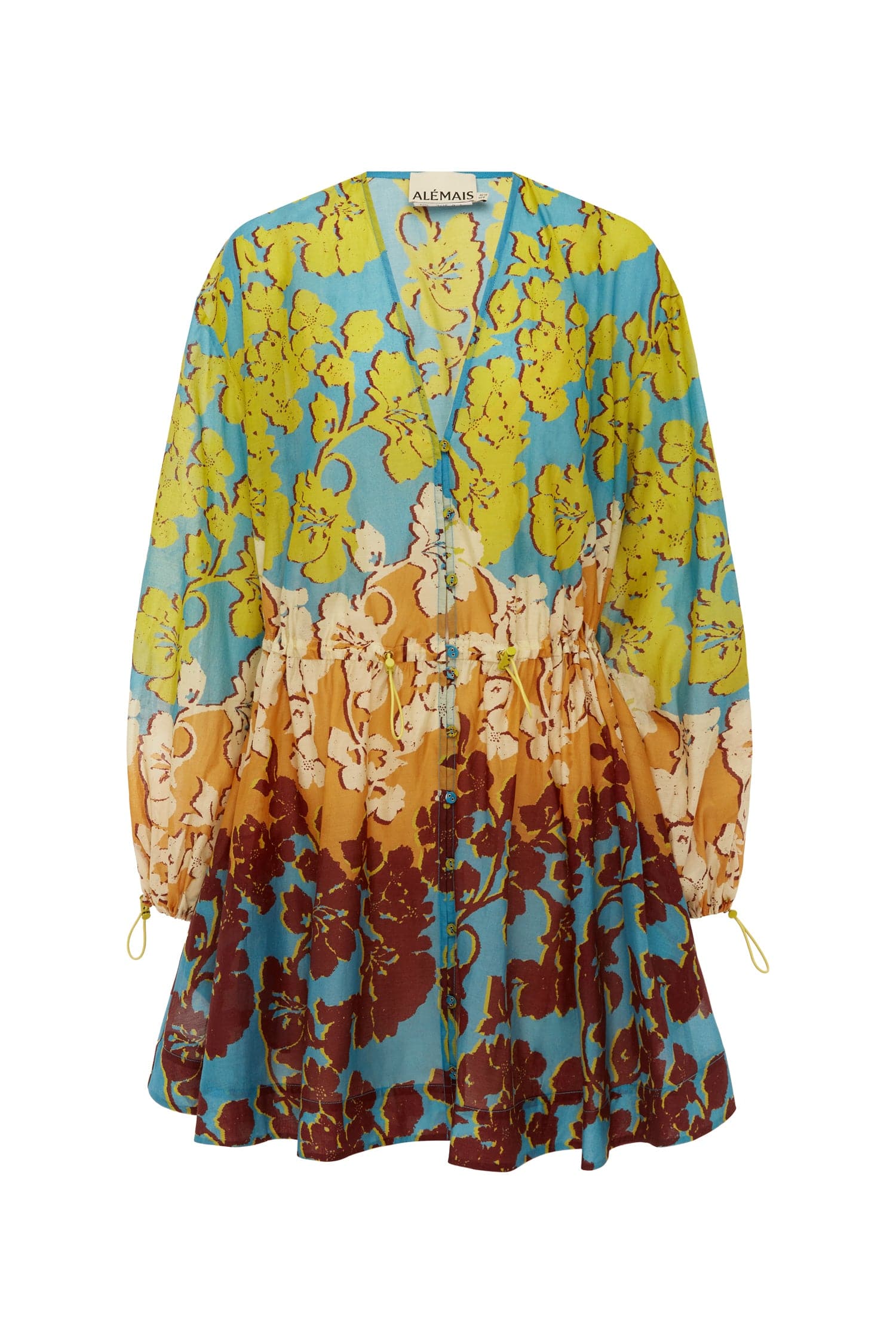 Alemais Splice Mini Dress  Sustainable Dresses with Alemais print -  Luxury Handbags Australian Designer
