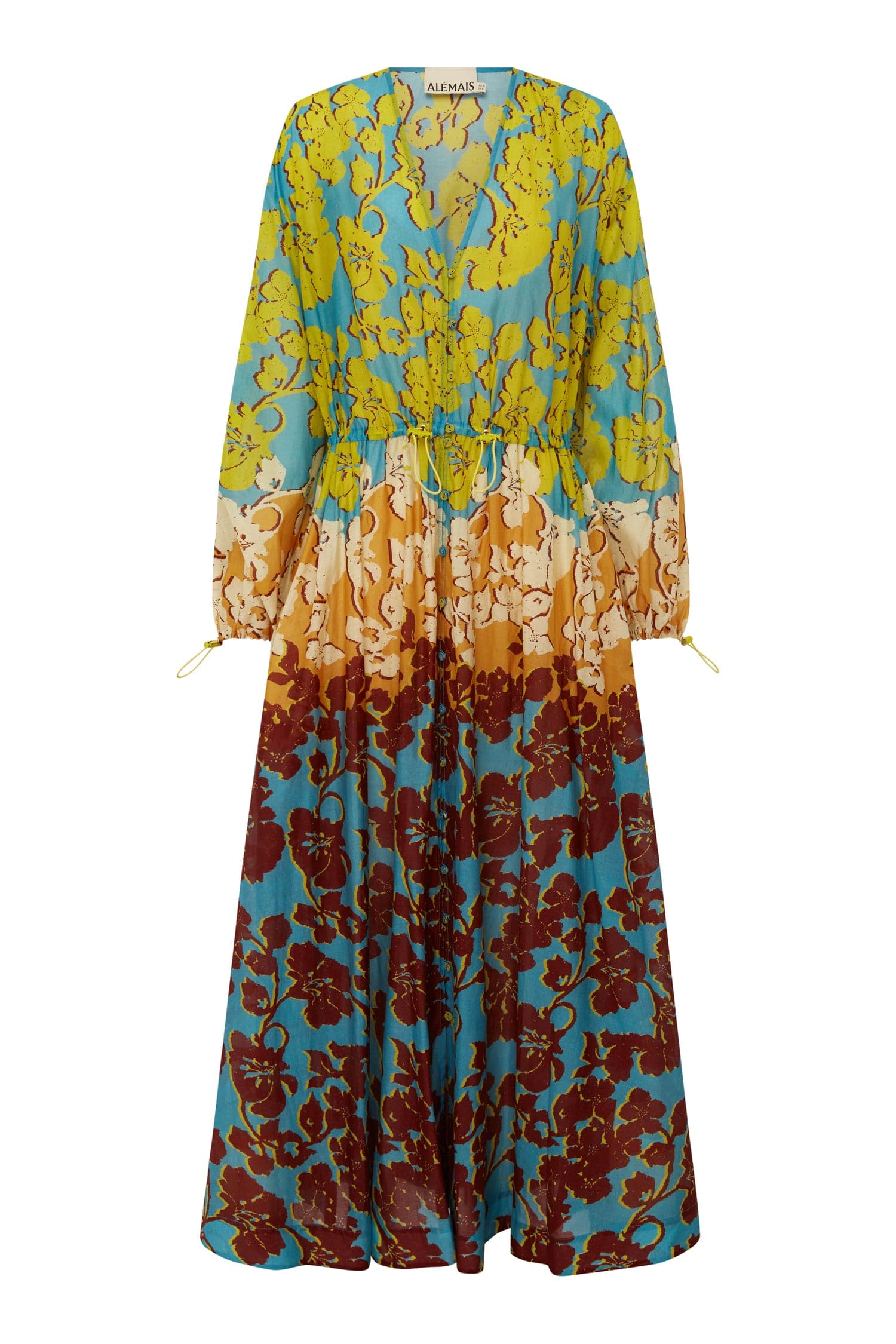 Alemais Splice Shirtdress  Sustainable Dresses with Alemais print -  Luxury Handbags Australian Designer