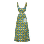 Alemais Sunlounge Midi Dress Exclusive  Sustainable Dresses with Alemais print -  Luxury Handbags Australian Designer